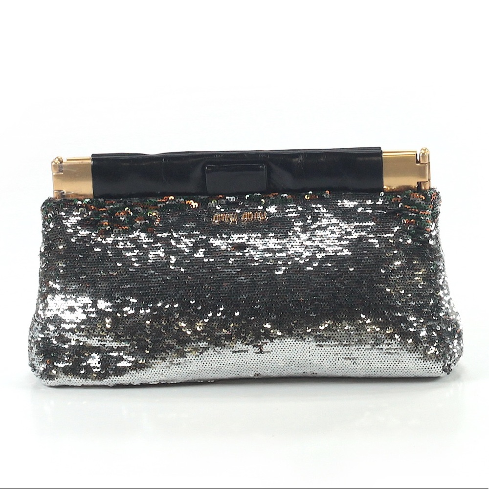 Miu Miu Sequin Clutch